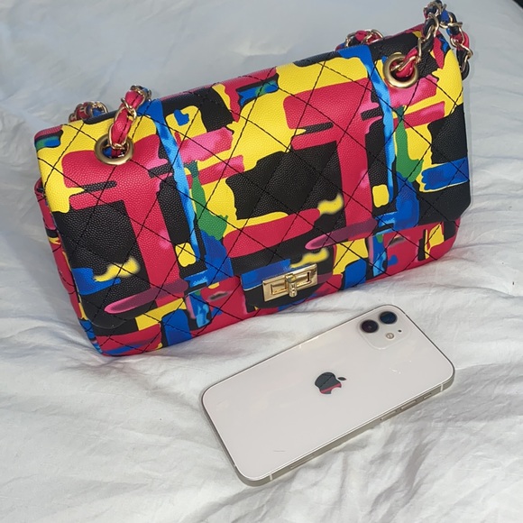 Colorful Blocks Purse - Picture 2 of 7